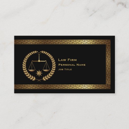 Customizable Law &amp; Legal Business Card