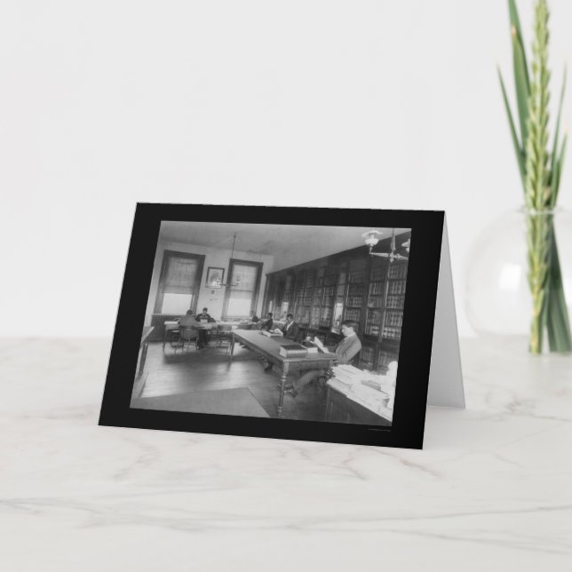 Law Library at Howard University 1900 Card (Front)