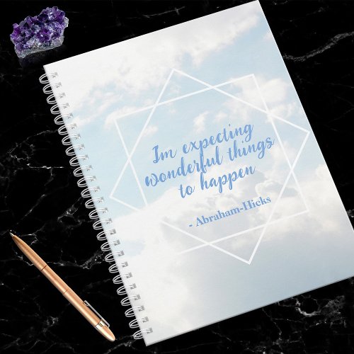 Law of Attraction Abraham_Hicks Quote Clouds Notebook