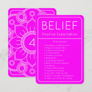 Law of Attraction Belief Abraham Hicks Card