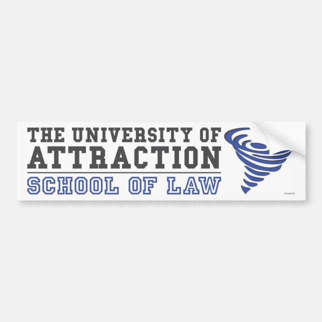 Law of Attraction Bumper Sticker (Front)