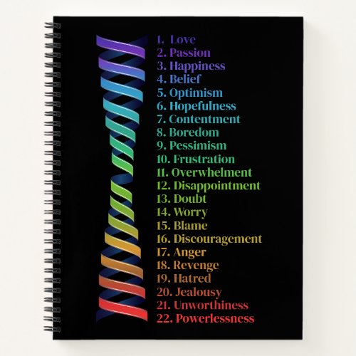 Law of Attraction Emotional Guidance Scale Notebook