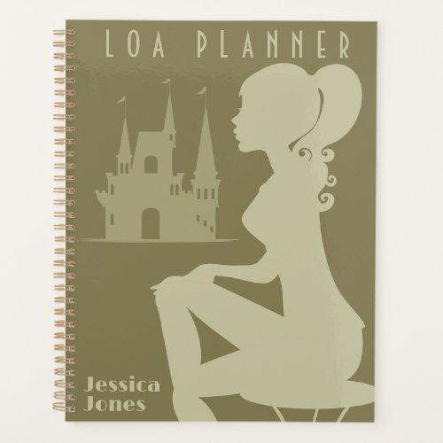 Law of Attraction Girly Silhouette Dream Home Planner