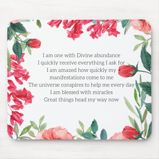 Law of Attraction Mouse Pad (Front)