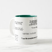 Law of Attraction Positive Quote Mantra Two-Tone Coffee Mug (Front Left)