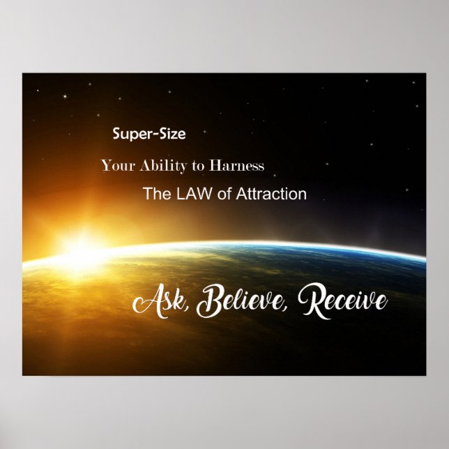 Law of Attraction Poster (Front)