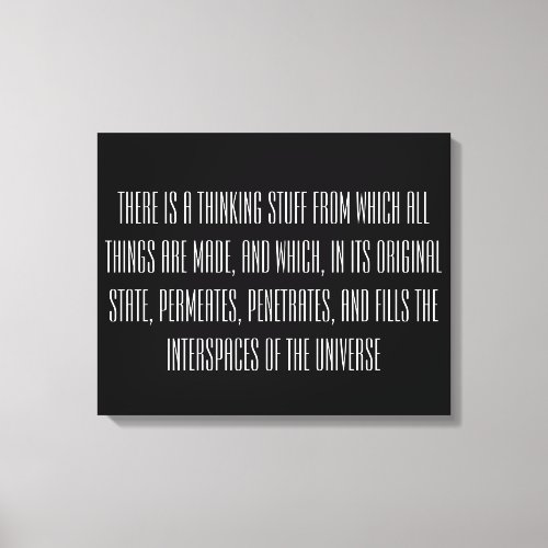 Law of Attraction Quote Canvas Print