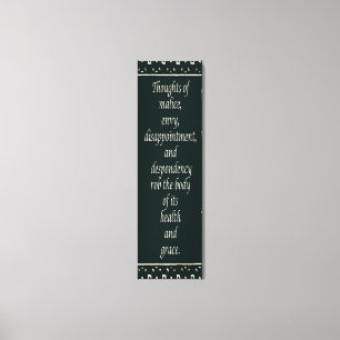 Law of Attraction Quotes Canvas Print