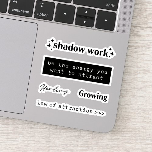 Law of attraction quotes sticker