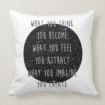 Law Of Attraction Throw Pillow by BohemianGypsyJane at Zazzle