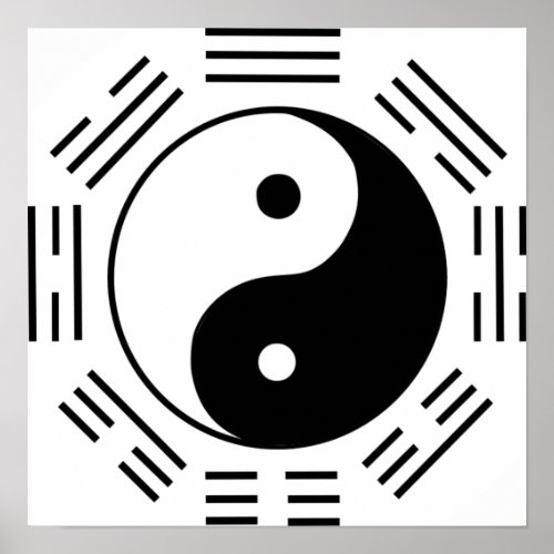 Law of Attraction Yin Yang Poster