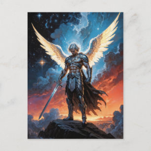 Law of Heaven Archangel Michael Postcard