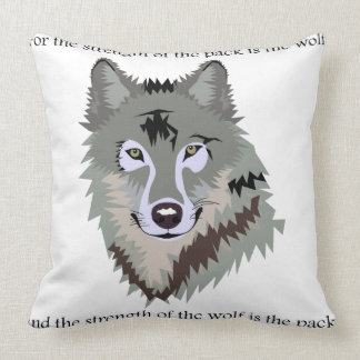 Law of the Jungle Throw Pillow