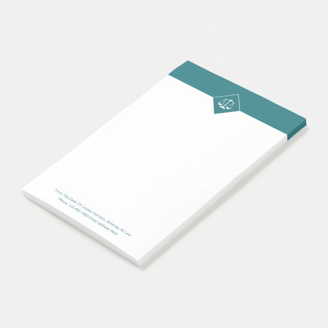 Law Office Attorney Theme Sticky Post Memo Notes (Angled)