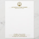 LAW OFFICE | Elegant Gold Letterhead