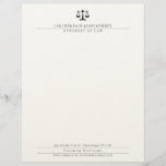 LAW OFFICE | Elegant Letterhead<br><div class="desc">Perfect letterhead for law firm,  lawyers,  attorneys and other legal professionals. Text can be changed and customized to your personal needs.</div>