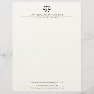 LAW OFFICE   Elegant Letterhead