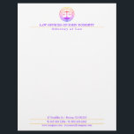 LAW OFFICE | Elegant Letterhead<br><div class="desc">Perfect letterhead for law firm,  lawyers,  attorneys and other legal professionals. Text can be changed and customized to your personal needs.</div>