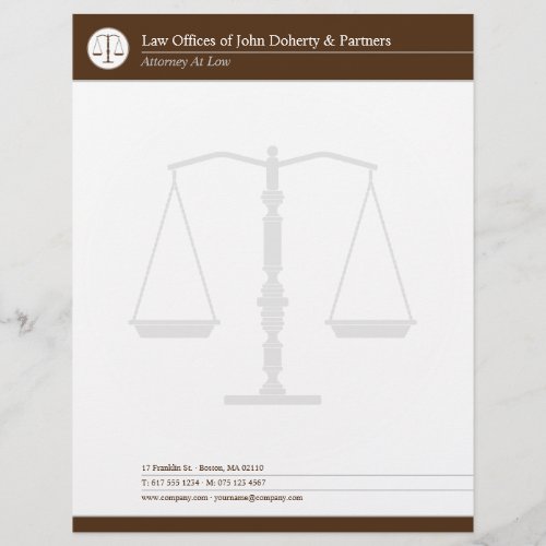 LAW OFFICES  Brown Letterhead