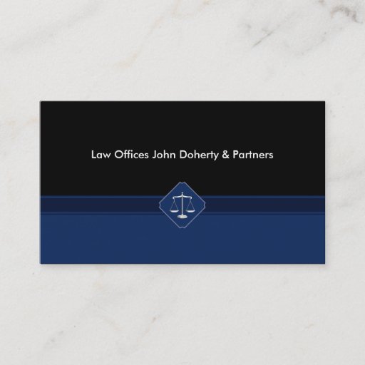 Customizable Law Offices - Business Card