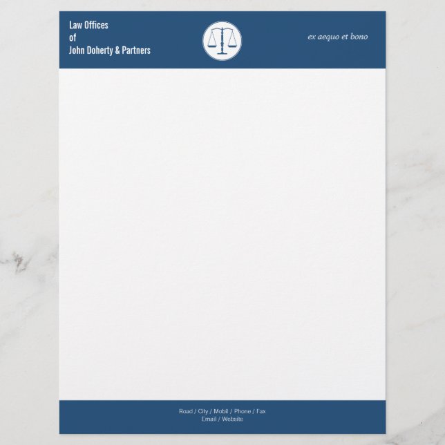LAW OFFICES Letterhead (Front)