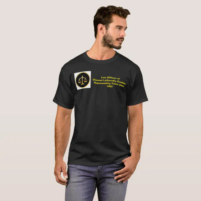 LAW OFFICES OF VINCENT LAGUARDIA GAMBINI T-Shirt | Zazzle