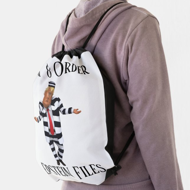 Law & Order Drawstring Bag (Insitu)