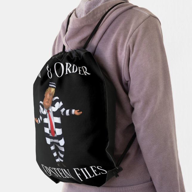 Law & Order Drawstring Bag (Insitu)