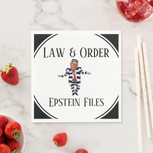 Law & Order Paper Napkin