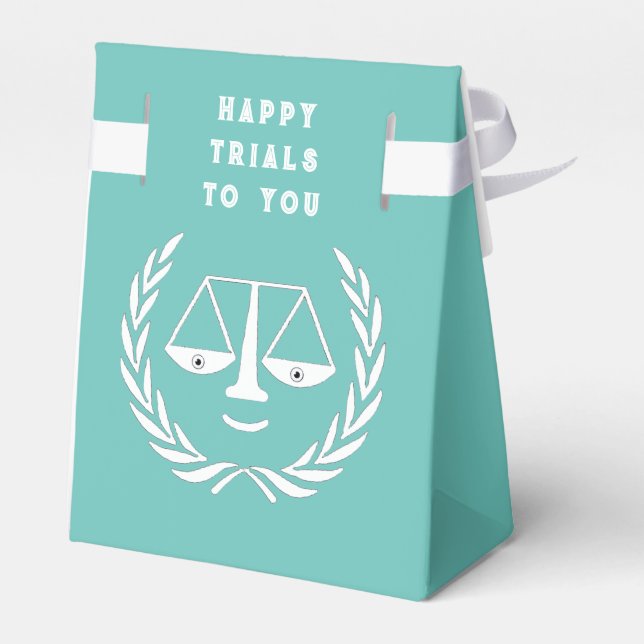 Law Party Favor Boxes (Back Side)