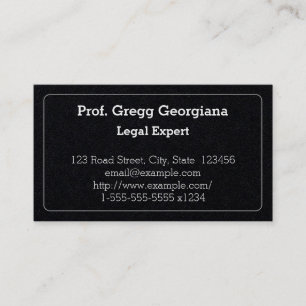 Law Professional Business Card