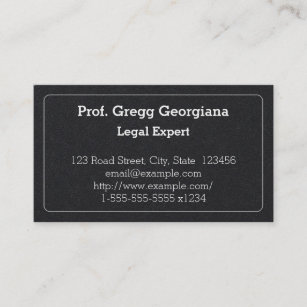 Law Professional Business Card