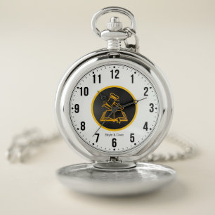 Law related Smart Look Style & Care Pocket Watch
