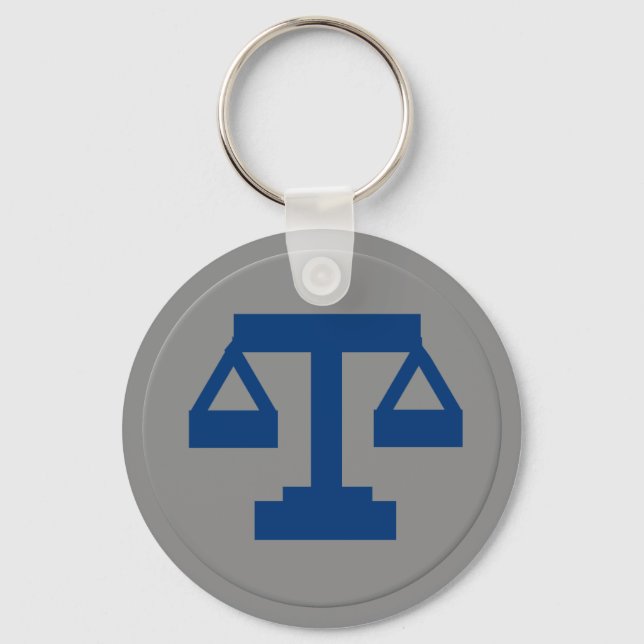 Law Rune Runescape Keychain (Front)