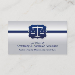 Law Scale Business Card Template