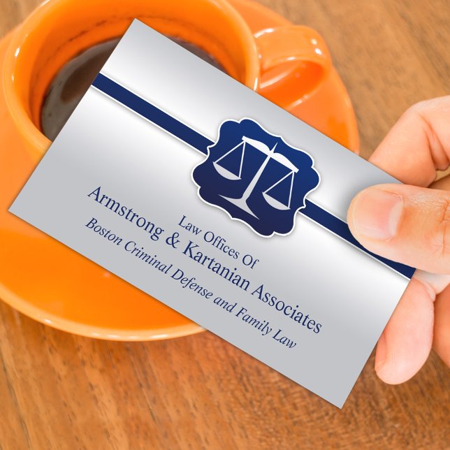 Law Scale Business Card Template (Creator Uploaded)