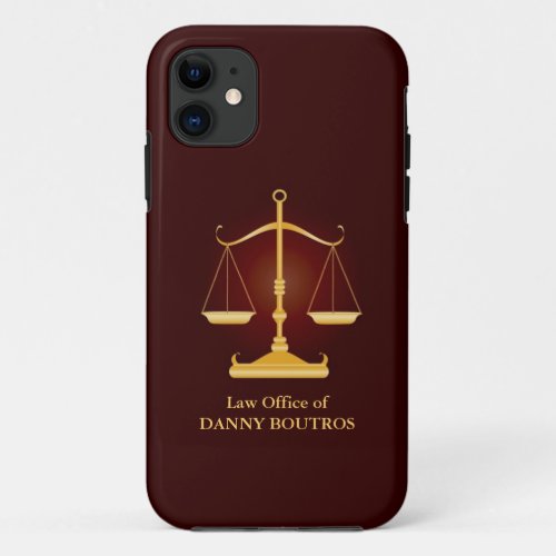 Law Scale iPhone 5 Cover