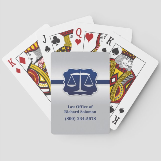 Law Scale Playing Cards (Back)