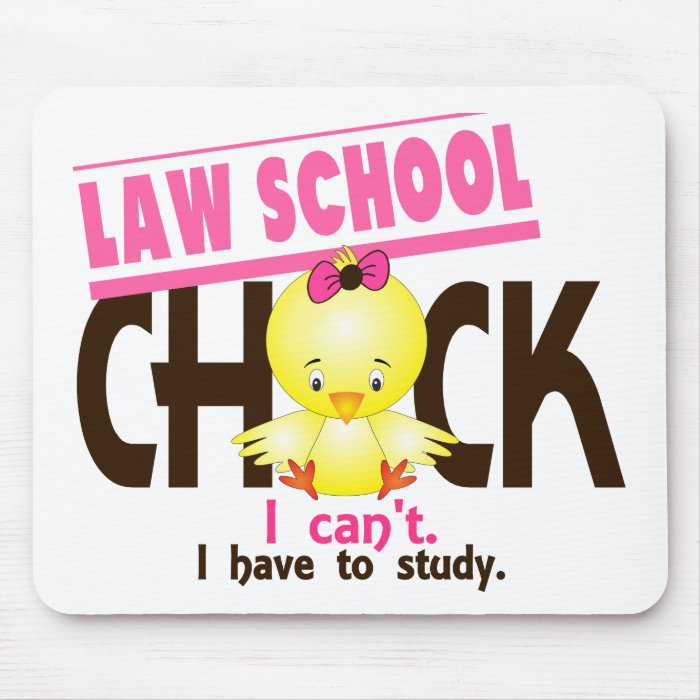 Law School Chick 1 Mouse Pads