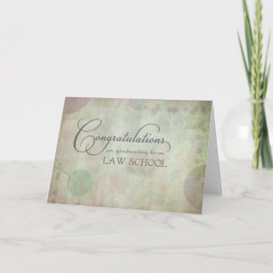 Law School Congratulations Card