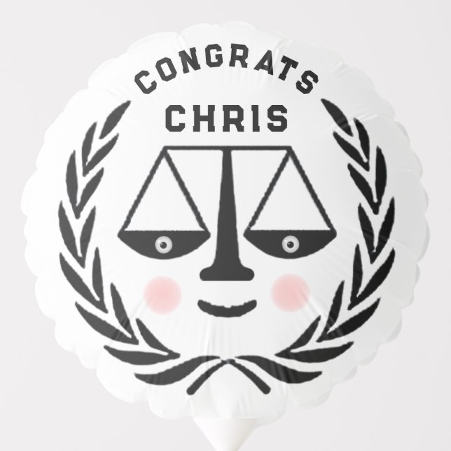 Law School Grad Balloon (Front)