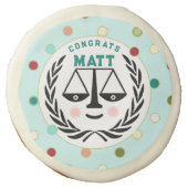 Law School Grad Gift Sugar Cookie (Front)