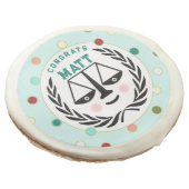 Law School Grad Gift Sugar Cookie (Angled)