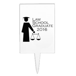 Law School Graduate 2016 Cake Topper