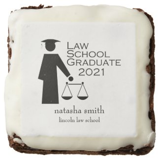 Law School Graduate 2021 Graduation Favors Brownie