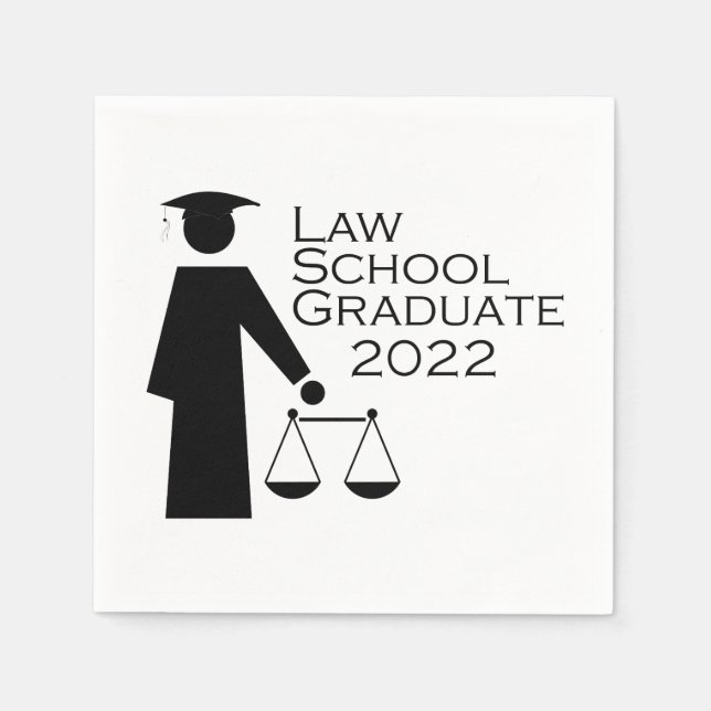 Law School Graduate 2022 Napkins (Front)