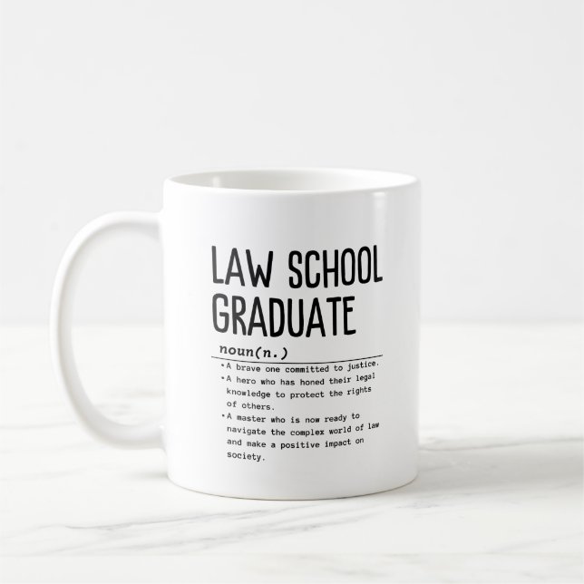 Law School Graduate Coffee Mug (Left)