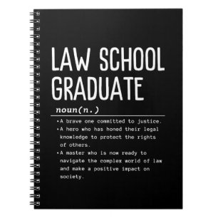Law school graduate notebook