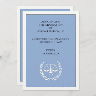 Law School Graduation Announcement