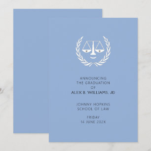 Law School Graduation Announcement